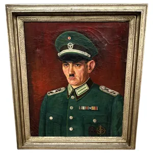 Original WWII German Ordnungspolizei 'Obermeister' painting