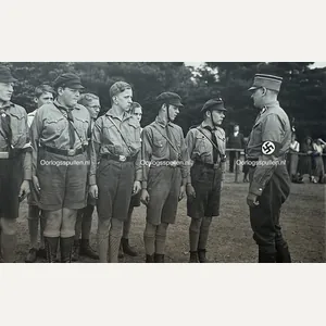 Original 1930s unpublished German HJ/SA photographic positive