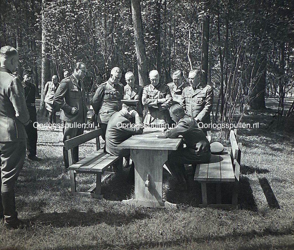Original WWII German unpublished photographic positive 'Adolf Hitler at the Wolfsschanze'