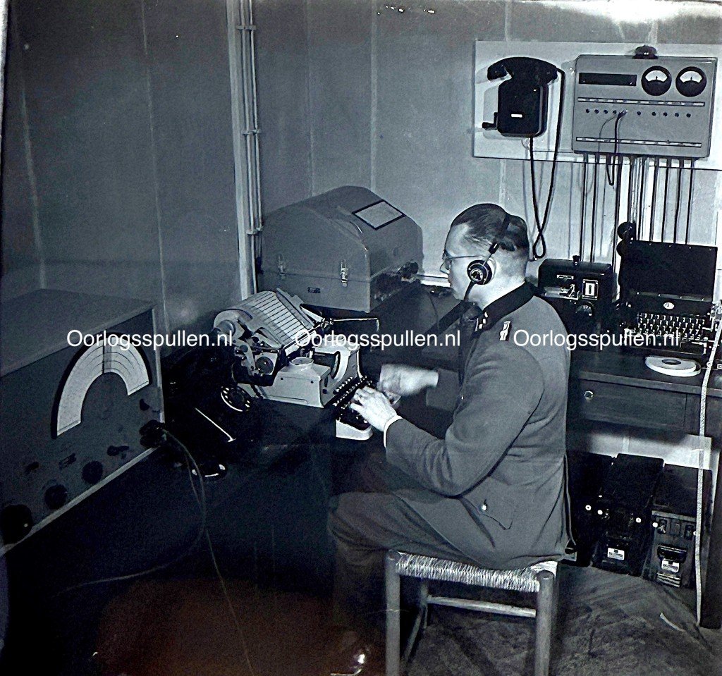 Original WWII German unpublished photographic positive 'Funkstation of the Wolfsschanze'