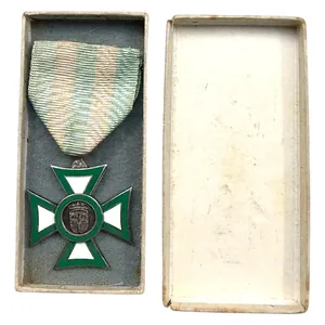Original 1940 Dutch 'Burgerwacht Rotterdam' medal in box