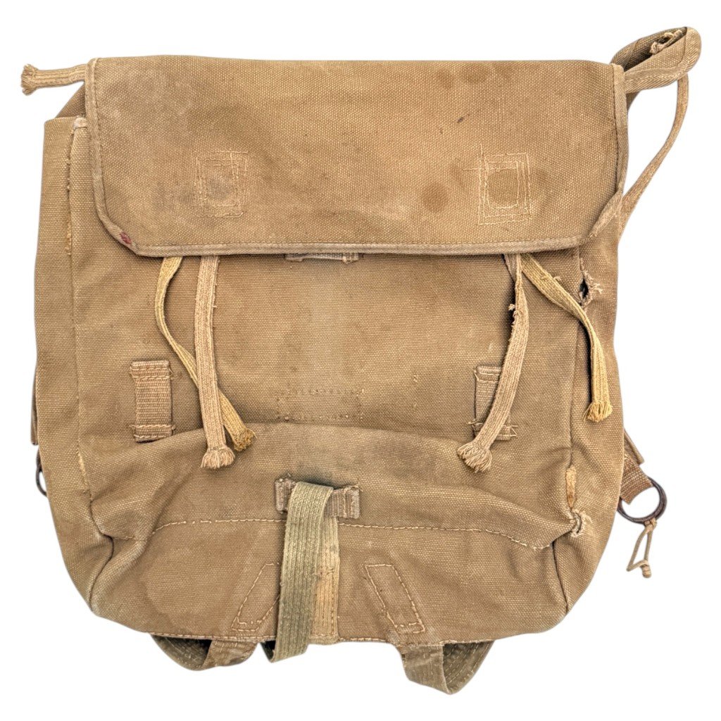 Original WWII Japanese army rare canvas backpack