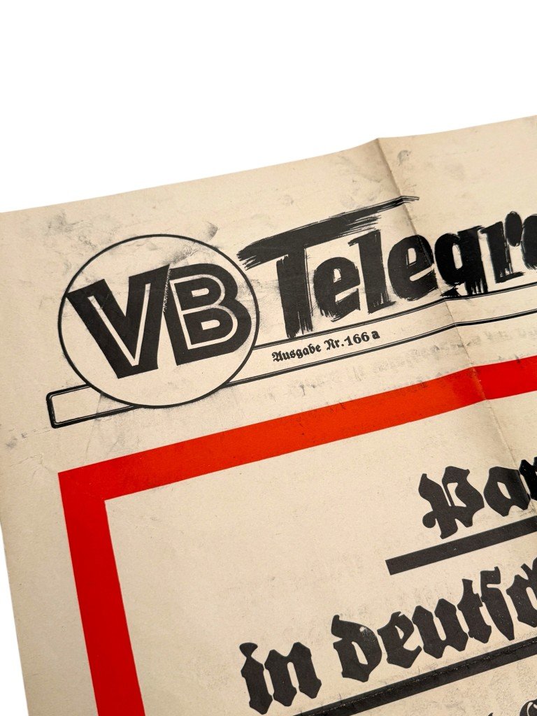 Original WWII German poster 'Capture of Paris' — image 5