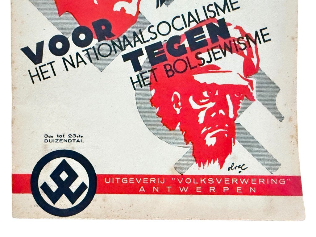 Original WWII Flemish Volksverwering brochure 'Staalharde Feiten voor het Nationaalsocialisme tegen het Bolsjewisme' — image 2