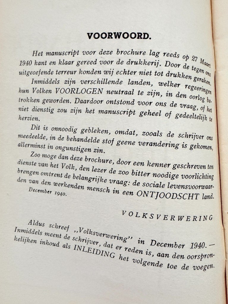 Original WWII Flemish Volksverwering brochure 'Staalharde Feiten voor het Nationaalsocialisme tegen het Bolsjewisme' — image 5