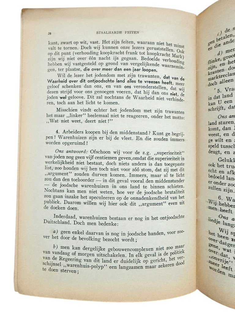 Original WWII Flemish Volksverwering brochure 'Staalharde Feiten voor het Nationaalsocialisme tegen het Bolsjewisme' — image 9