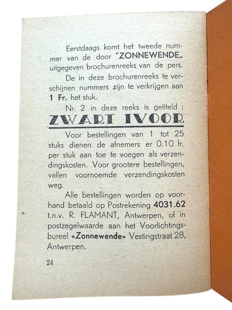 Original WWII Flemish collaboration brochure 'Engeland ontmaskert zich zelf!' — image 6