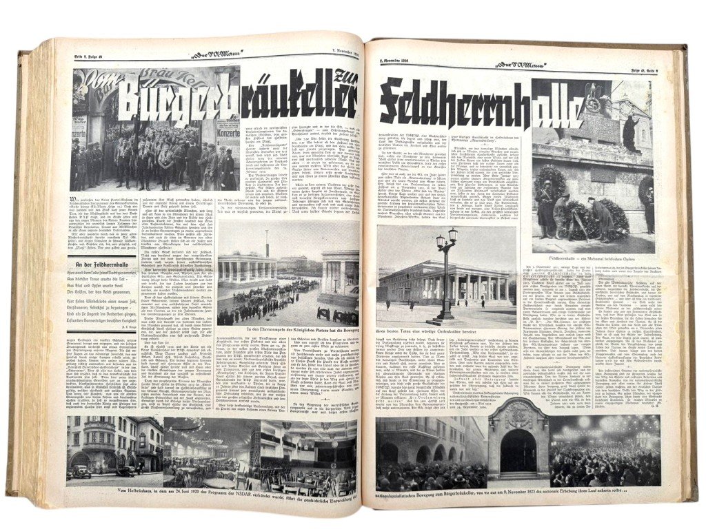 Original 1936 German SA complete bound annual volume of the newspaper Der SA-Mann from the year 1936 — image 11