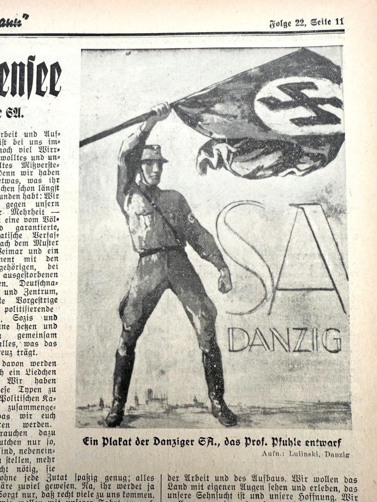 Original 1936 German SA complete bound annual volume of the newspaper Der SA-Mann from the year 1936 — image 14