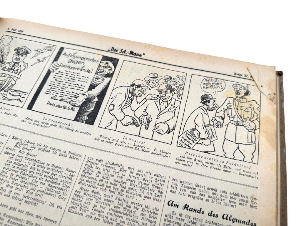 Original 1936 German SA complete bound annual volume of the newspaper Der SA-Mann from the year 1936 — image 16