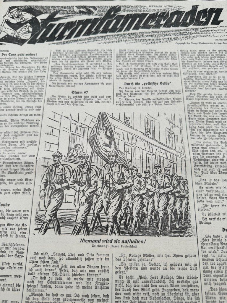 Original 1936 German SA complete bound annual volume of the newspaper Der SA-Mann from the year 1936 — image 18