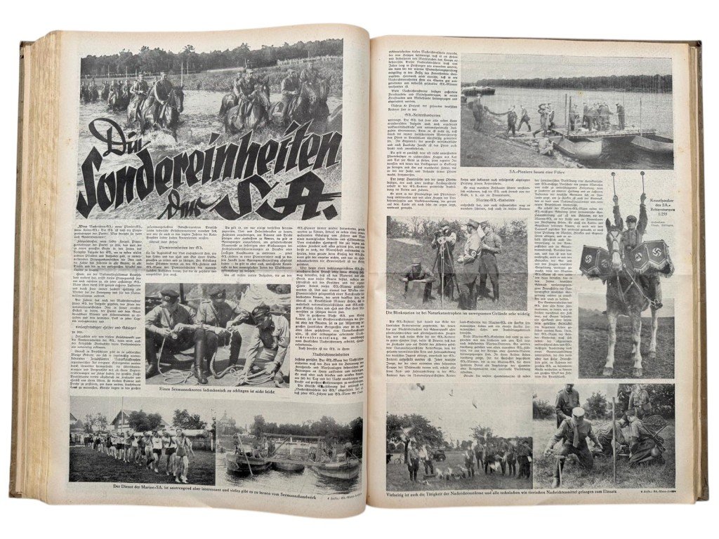 Original 1936 German SA complete bound annual volume of the newspaper Der SA-Mann from the year 1936 — image 22