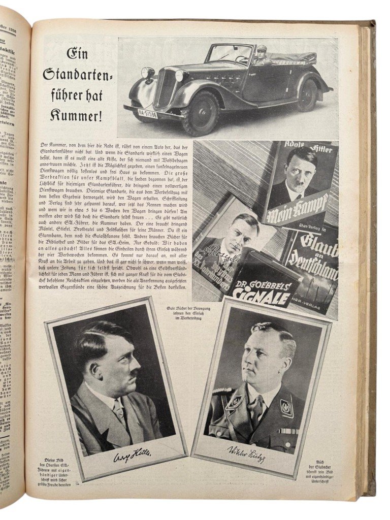 Original 1936 German SA complete bound annual volume of the newspaper Der SA-Mann from the year 1936 — image 23
