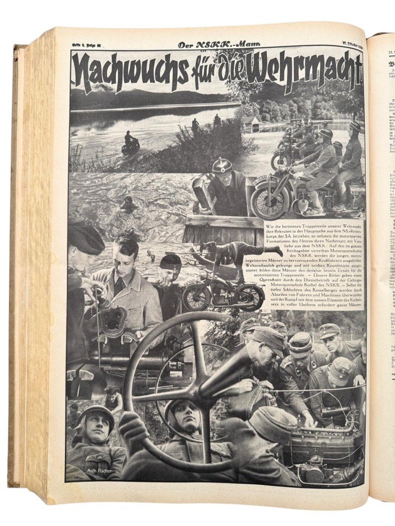 Original 1936 German SA complete bound annual volume of the newspaper Der SA-Mann from the year 1936 — image 25