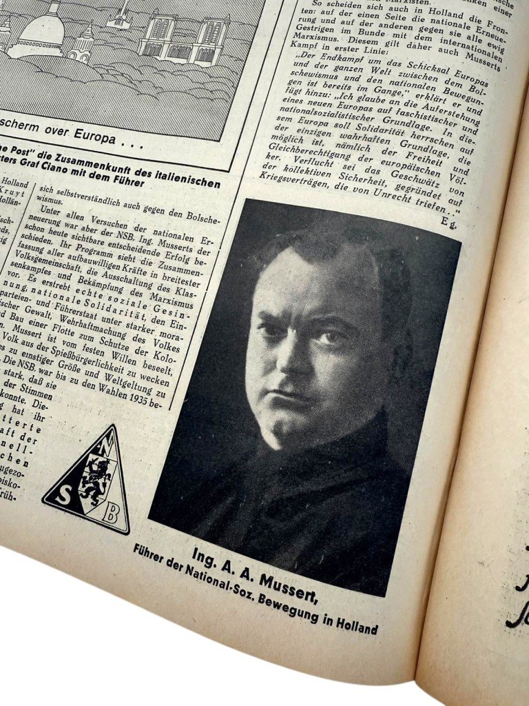 Original 1936 German SA complete bound annual volume of the newspaper Der SA-Mann from the year 1936 — image 6