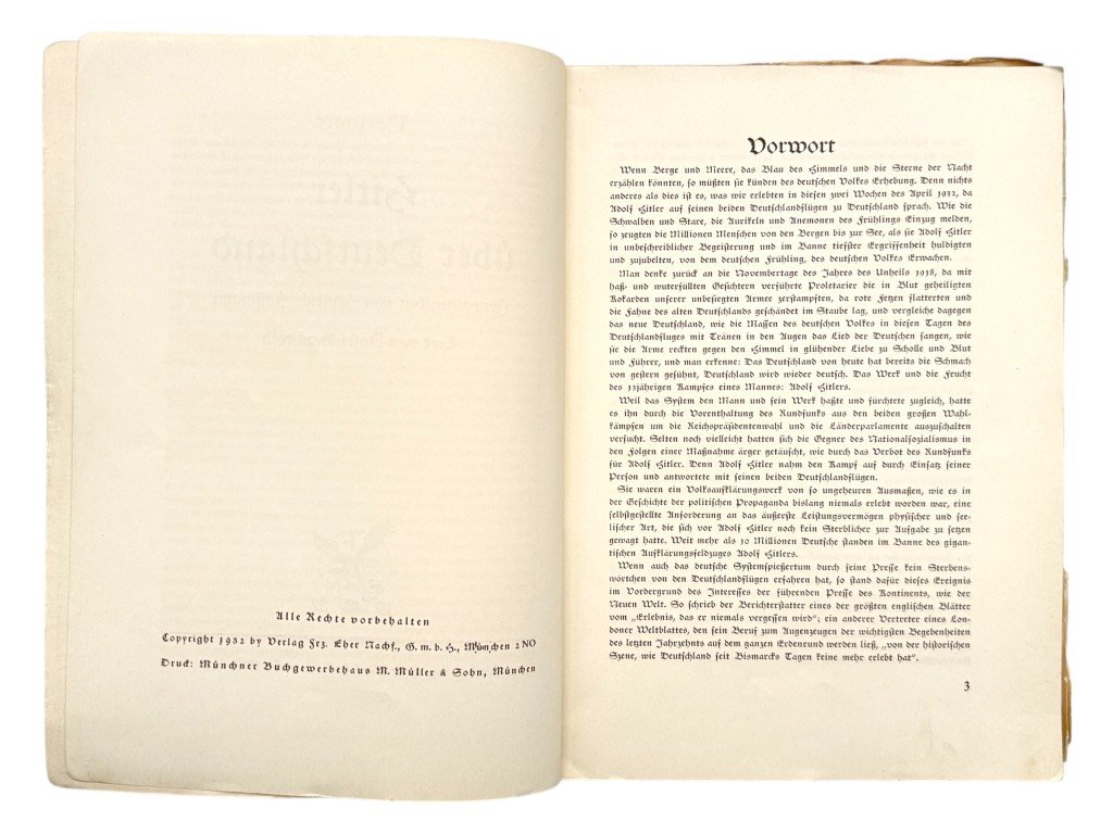Original 1932 German brochure 'Hitler über Deutschland' — image 4