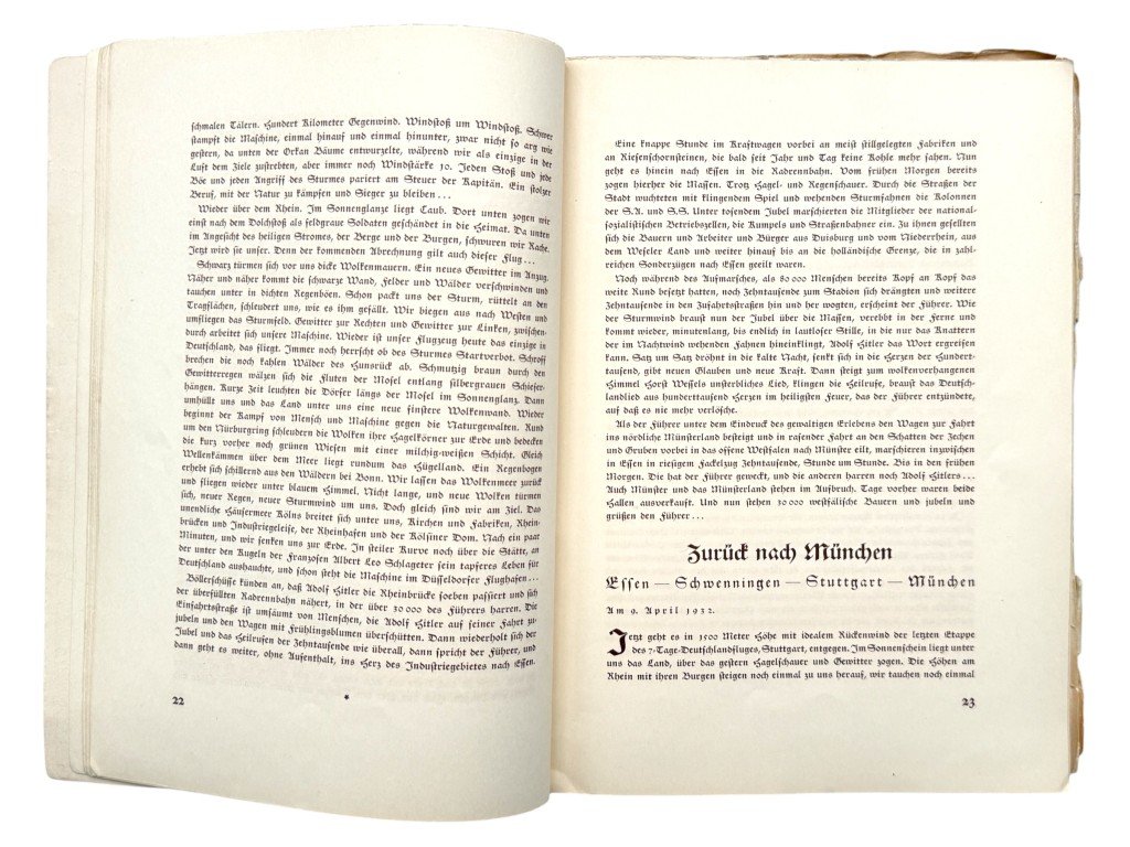 Original 1932 German brochure 'Hitler über Deutschland' — image 5