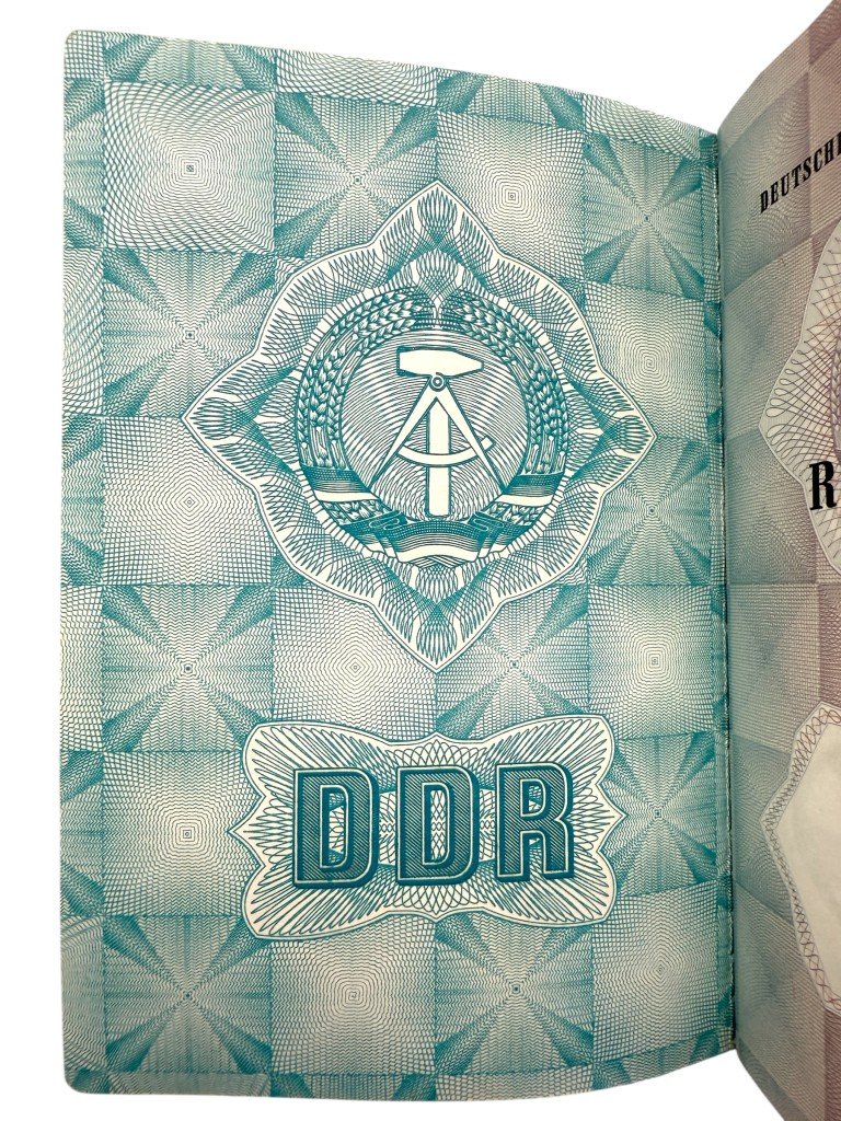Original Cold War era DDR Reisepass from Strausberg — image 2
