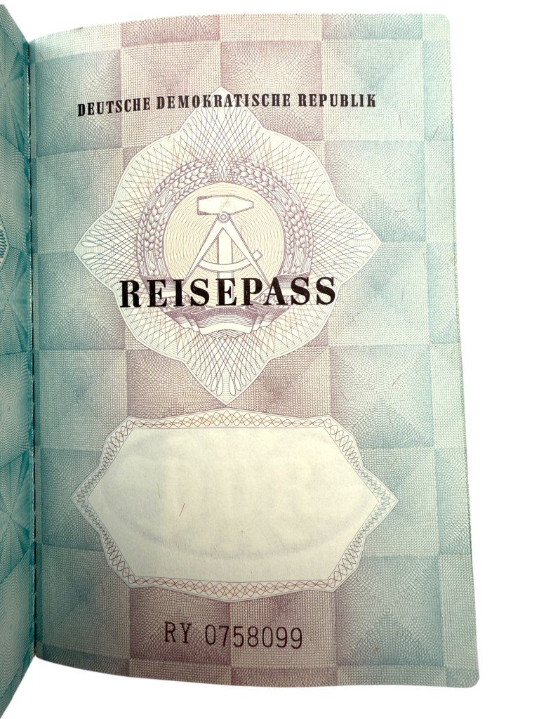Original Cold War era DDR Reisepass from Strausberg — image 4