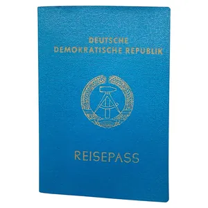 Original Cold War era DDR Reisepass from Strausberg