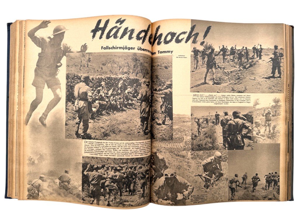 Original WWII German 'Der Adler' 1941 year bound volume — image 11