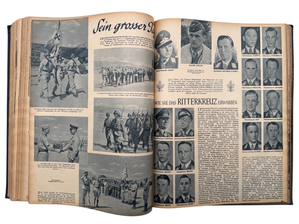 Original WWII German 'Der Adler' 1941 year bound volume — image 17