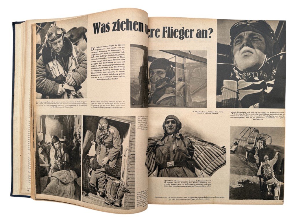 Original WWII German 'Der Adler' 1941 year bound volume — image 18