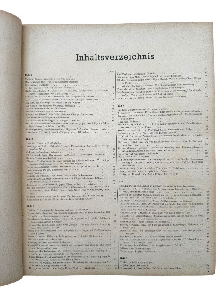 Original WWII German 'Der Adler' 1941 year bound volume — image 3