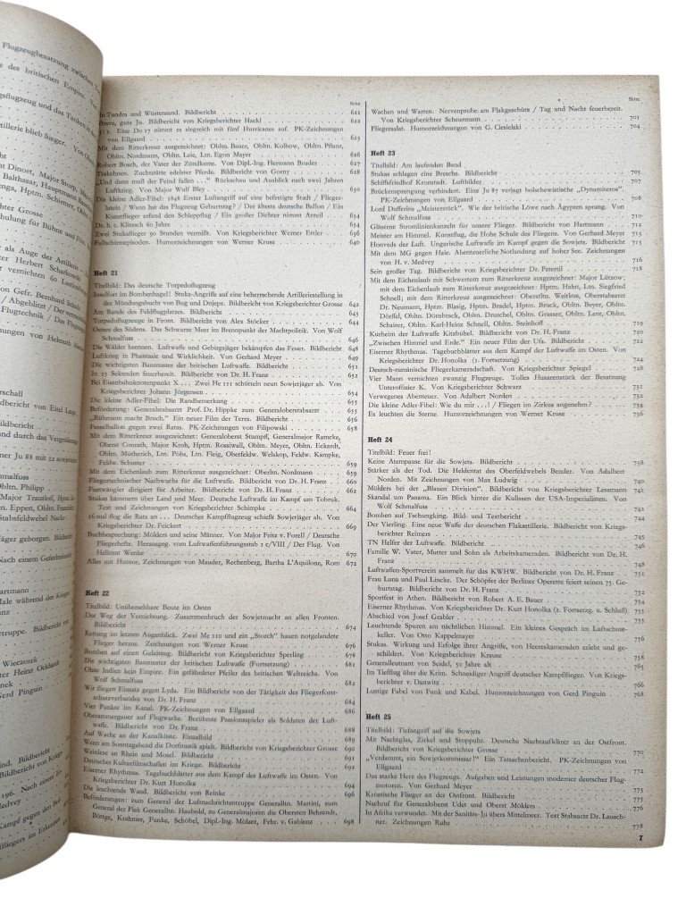 Original WWII German 'Der Adler' 1941 year bound volume — image 4