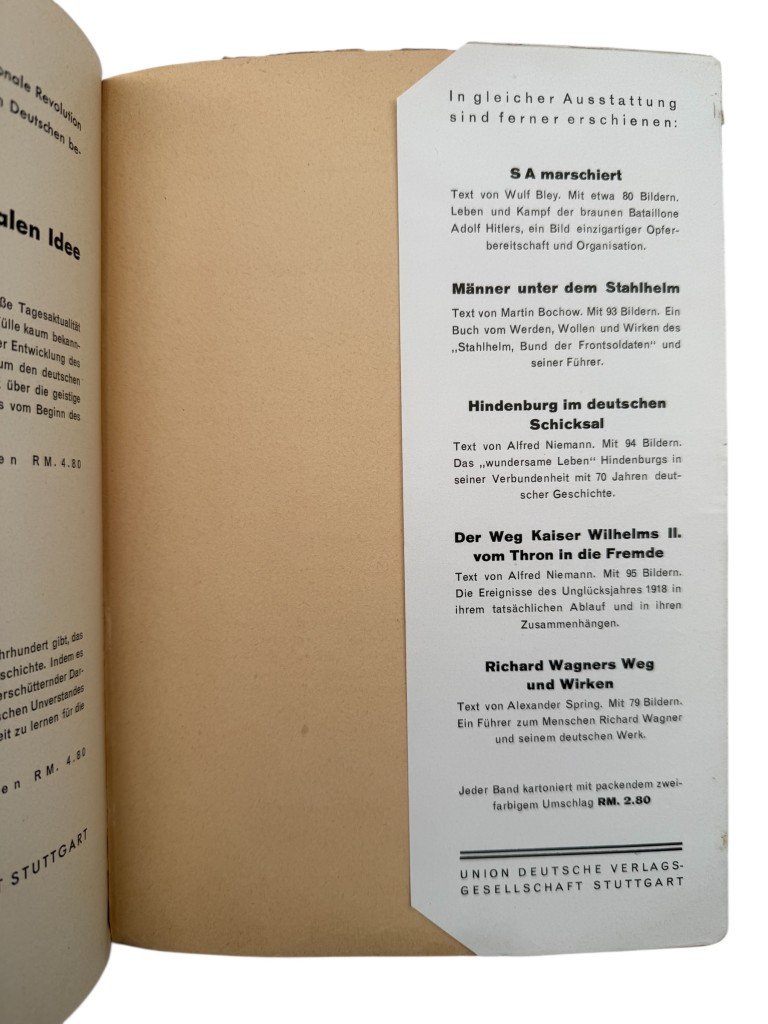 Original 1933 German book Kampf und Aufstieg des Nationalsozialismus zum Dritten Reich – Hansfritz Sohns — image 15