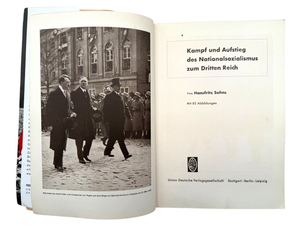 Original 1933 German book Kampf und Aufstieg des Nationalsozialismus zum Dritten Reich – Hansfritz Sohns — image 4