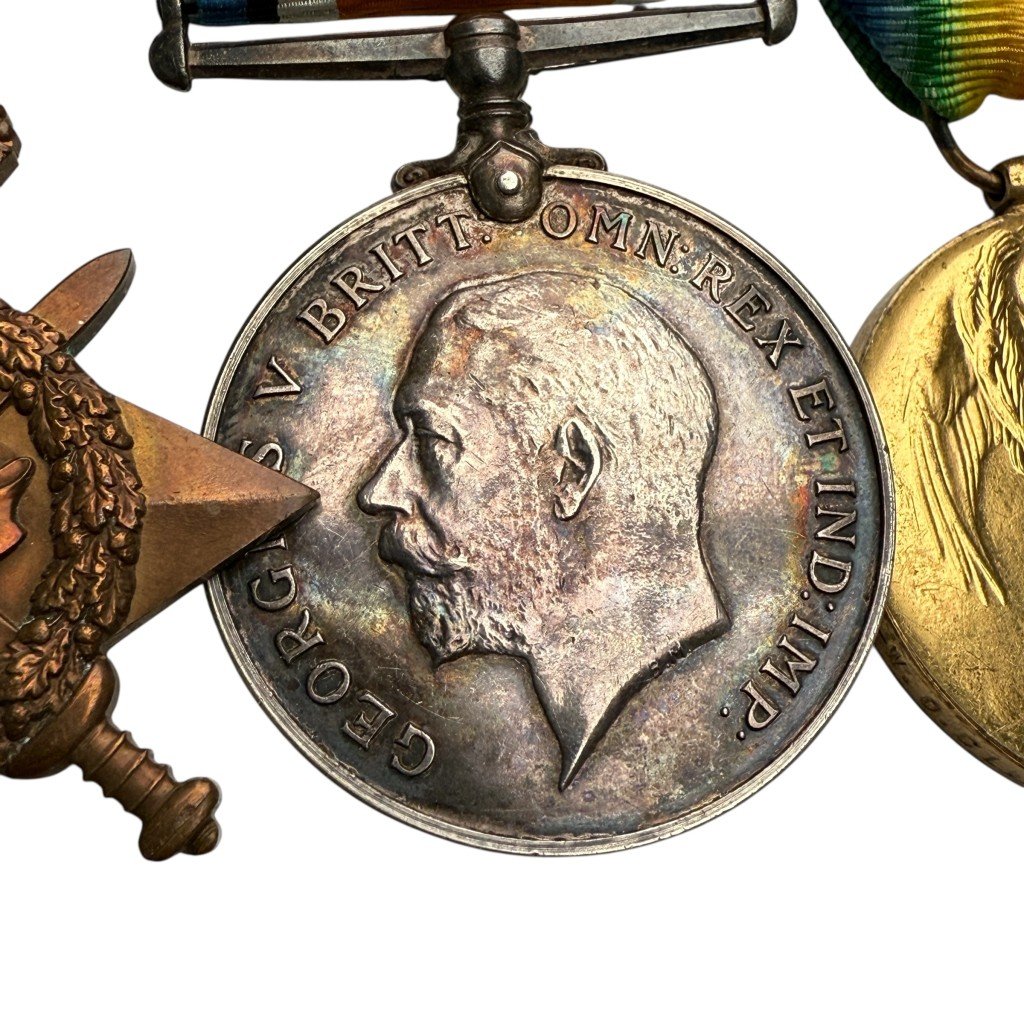Original WW1 British medal set J.H. Corfield — image 5