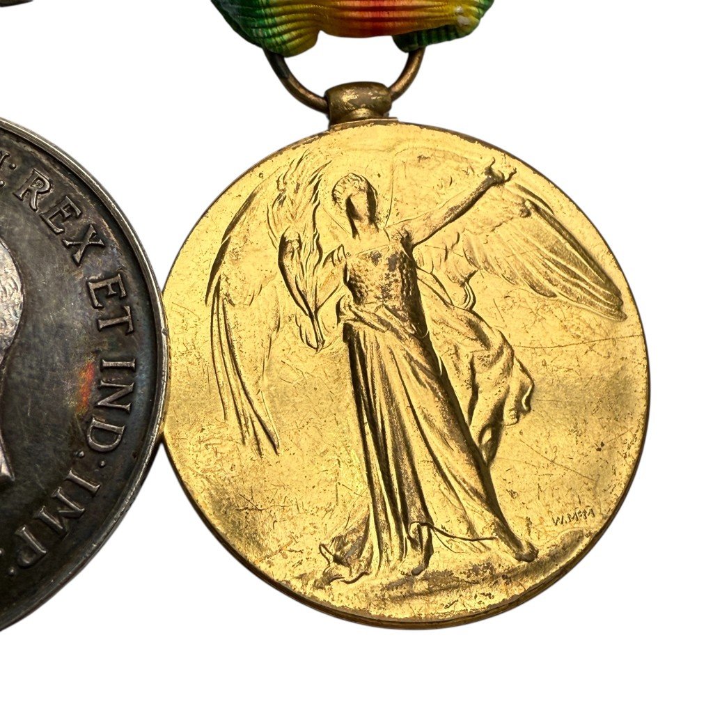 Original WW1 British medal set J.H. Corfield — image 6