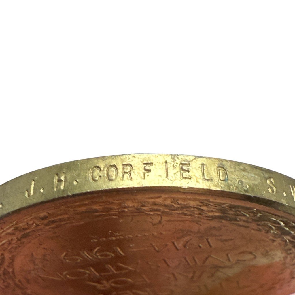 Original WW1 British medal set J.H. Corfield — image 9