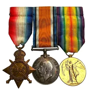 Original WW1 British medal set J.H. Corfield
