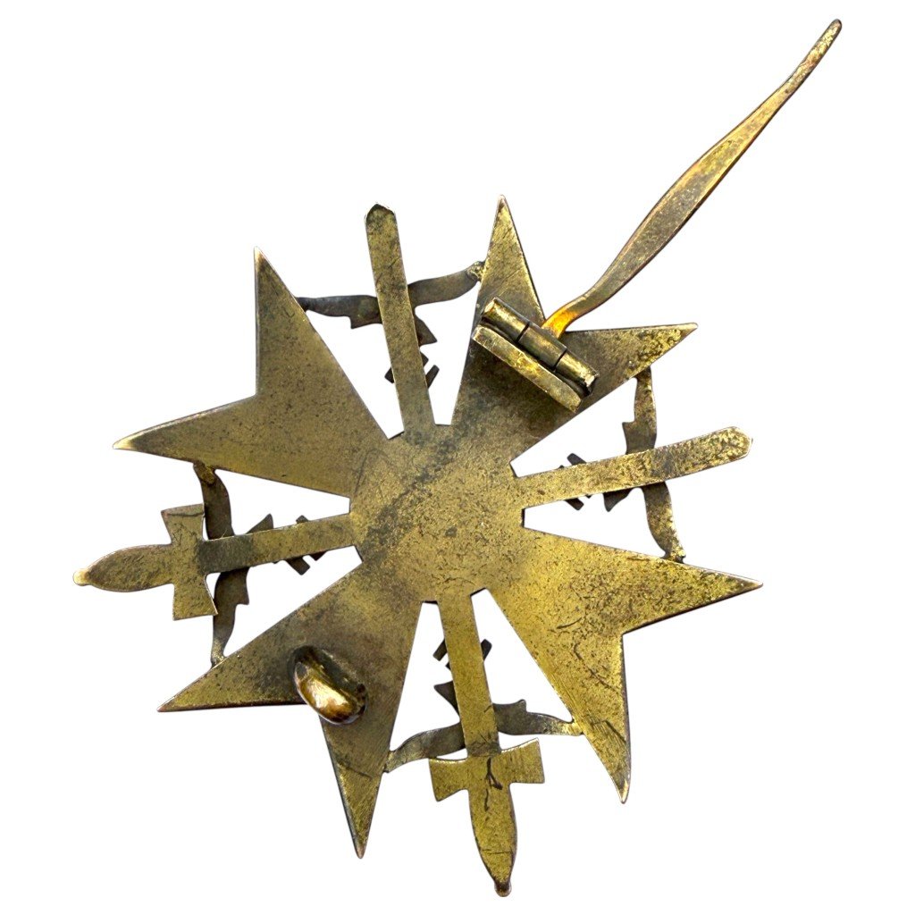 Original WWII German Spanienkreuz in Bronze mit Schwertern – Paul Meybauer — image 5