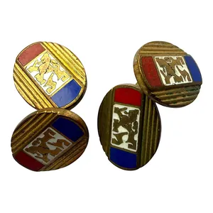 Original WWII Dutch 'Nederlandsche Unie' cufflinks
