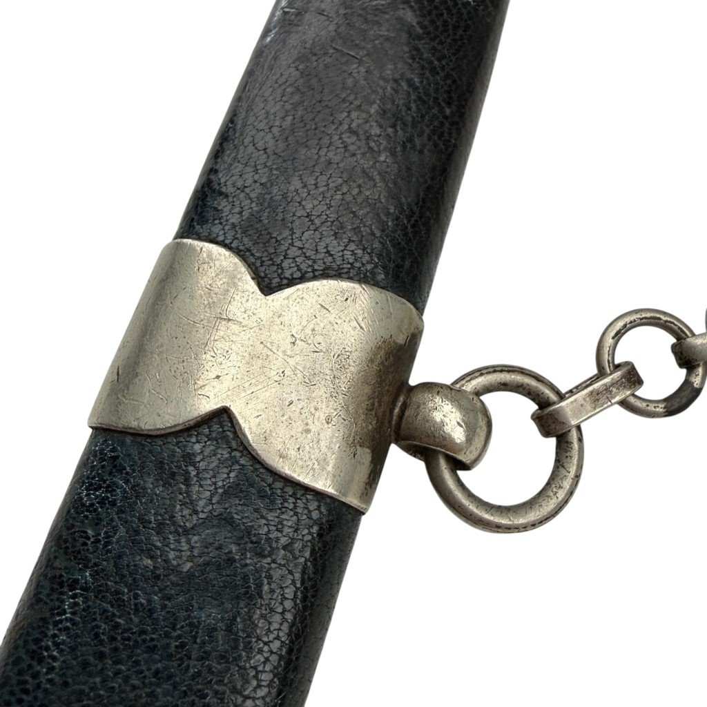 Original WWII German Luftwaffe early 1st model nickel silver borddolch — image 20