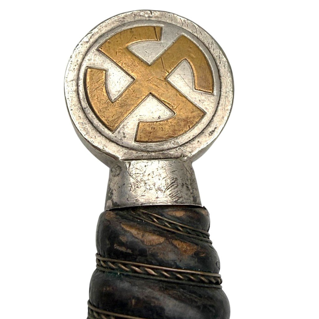 Original WWII German Luftwaffe early 1st model nickel silver borddolch — image 6