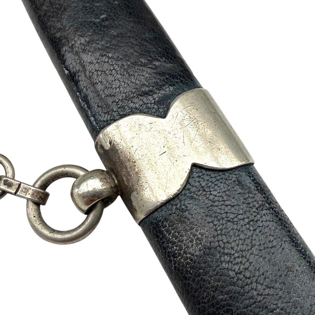 Original WWII German Luftwaffe early 1st model nickel silver borddolch — image 8