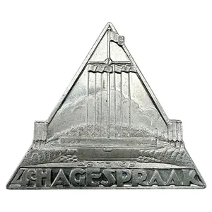 Original 1939 Dutch NSB 'Hagespraak' pin