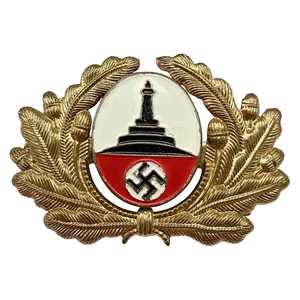 Original WWII German Reichskriegerbund Kyffhauserbund visor cap cockade