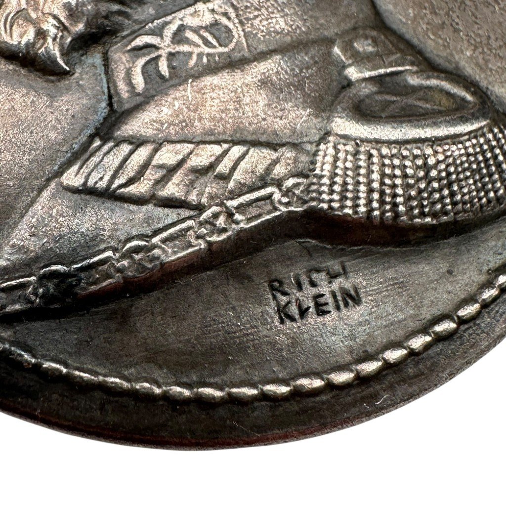 Original WW1 Bavarian commemorative medal 'Bayern 1914/16' with integrated fold-out remembrance album dedicated to the First World War — image 3