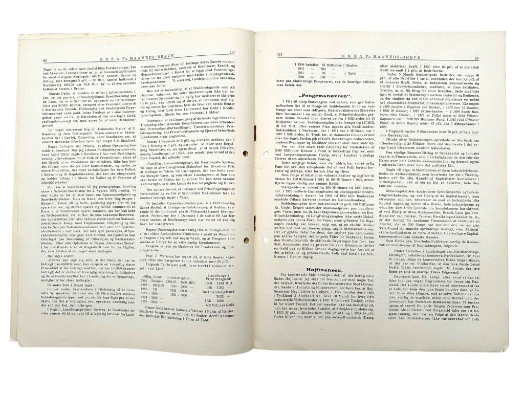 Original 1938 DNSAP magazine 'D.N.S.A.P.s Maaneds-Breve' — image 3