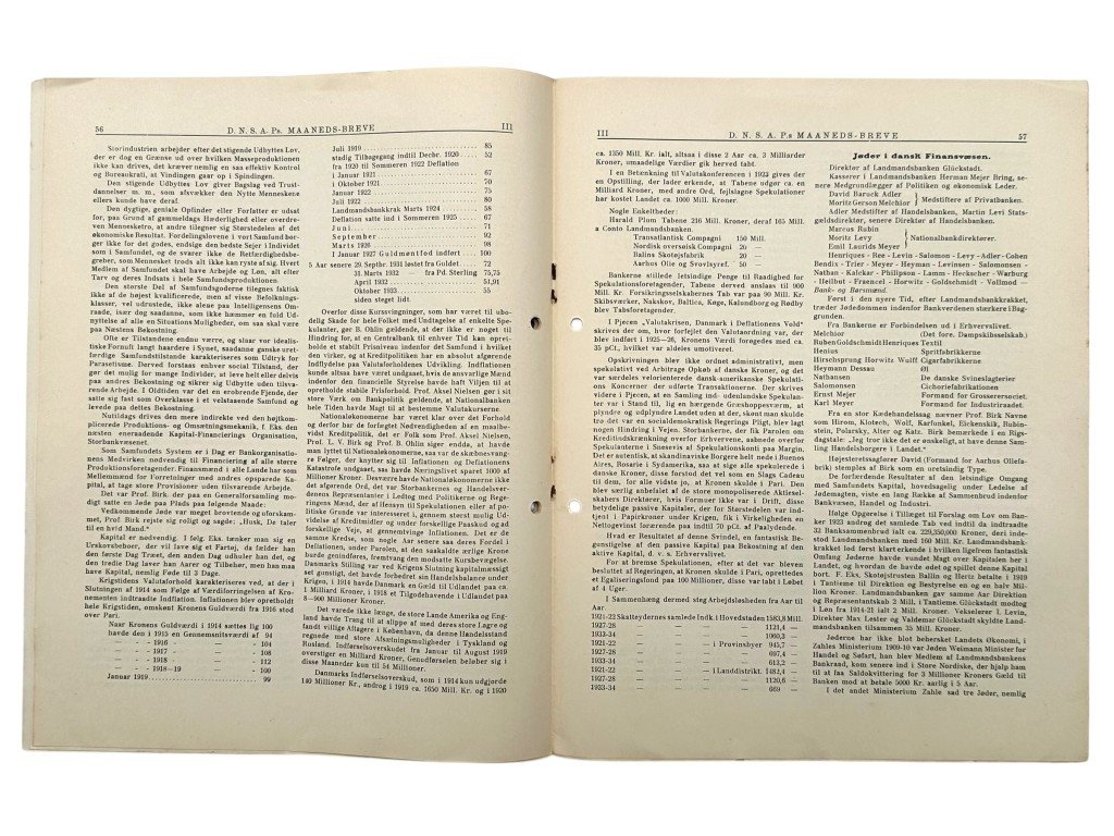 Original 1938 DNSAP magazine 'D.N.S.A.P.s Maaneds-Breve' — image 7
