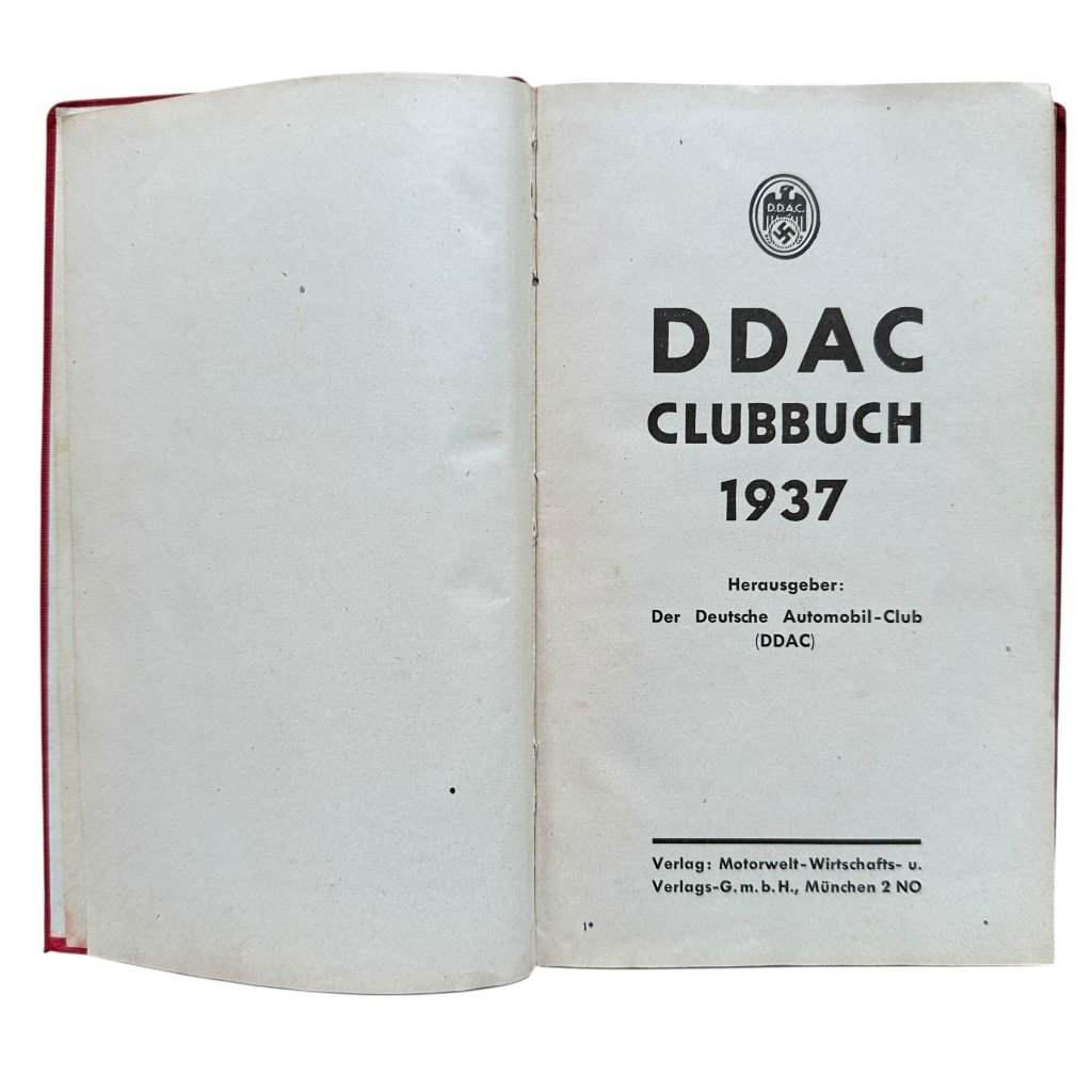 Original 1937 German DDAC clubbuch — image 4