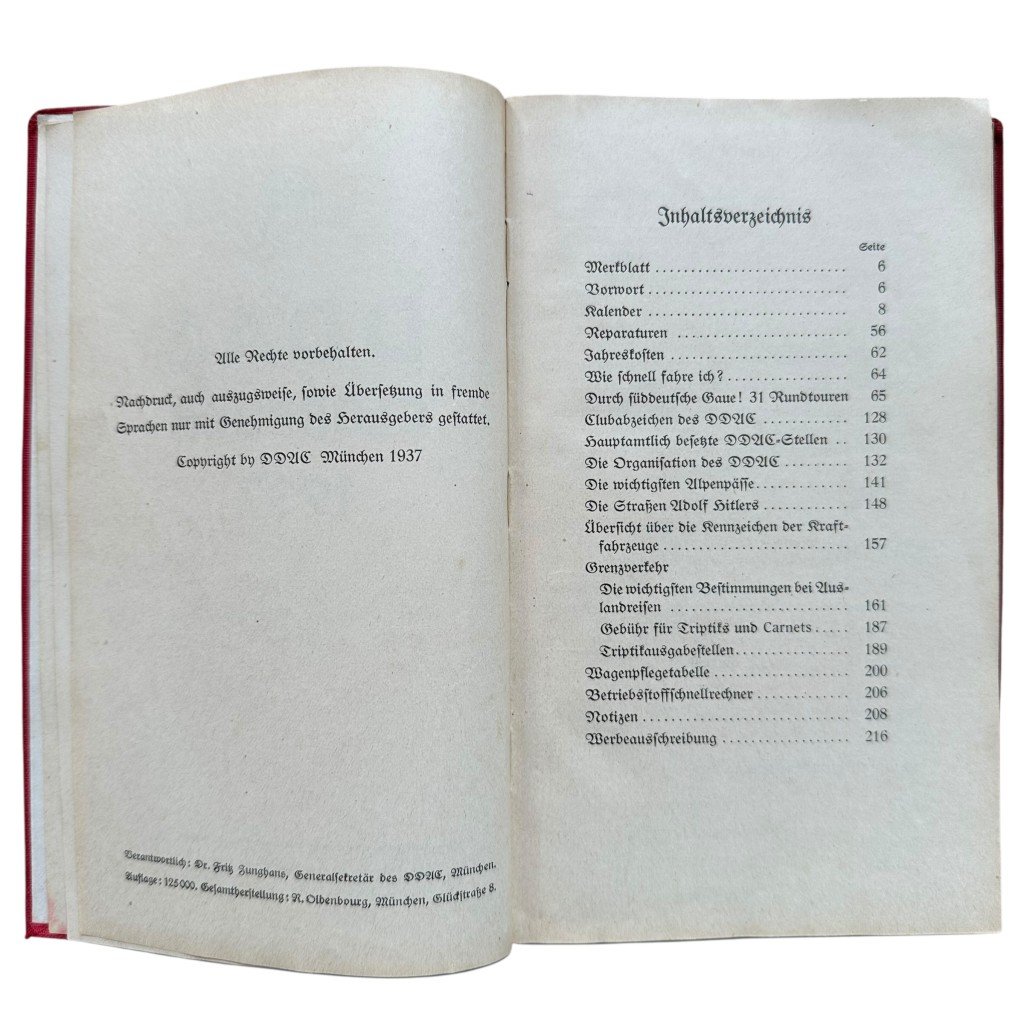 Original 1937 German DDAC clubbuch — image 5