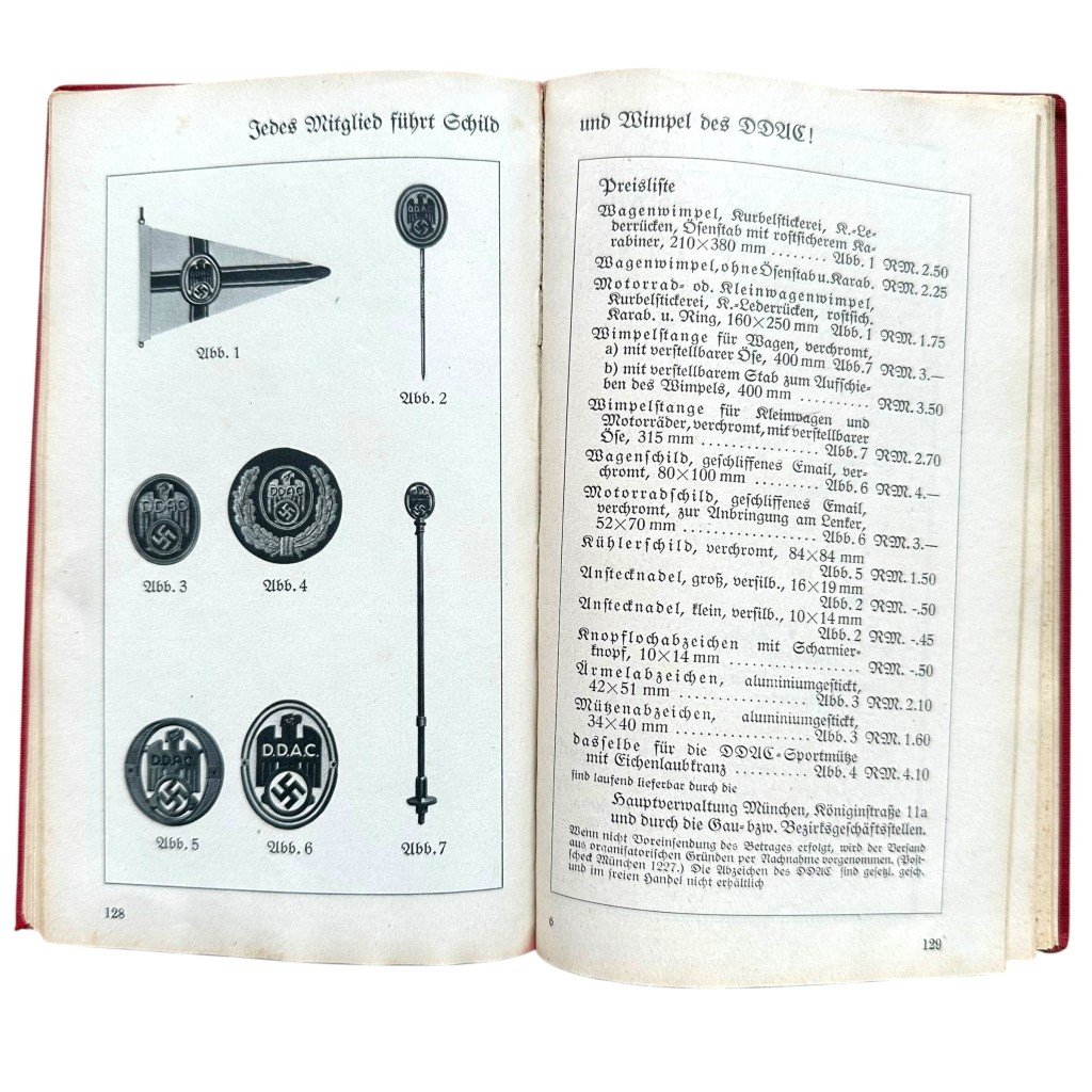 Original 1937 German DDAC clubbuch — image 8