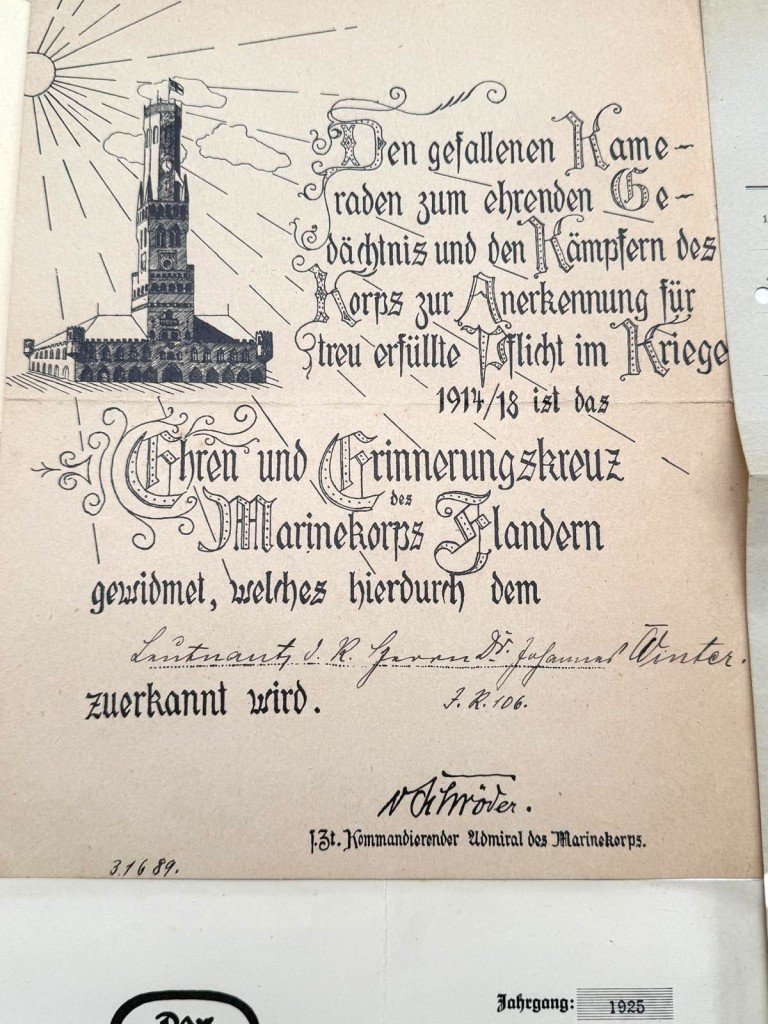 Original WW1-WWII German army/Stahlhelmbund/Wehrmacht grouping Johannes Winter — image 10