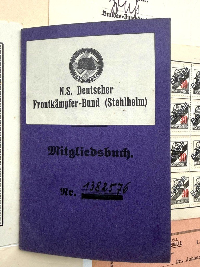 Original WW1-WWII German army/Stahlhelmbund/Wehrmacht grouping Johannes Winter — image 13